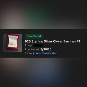 Sterling Silver Mother of Pearl Clover Earrings